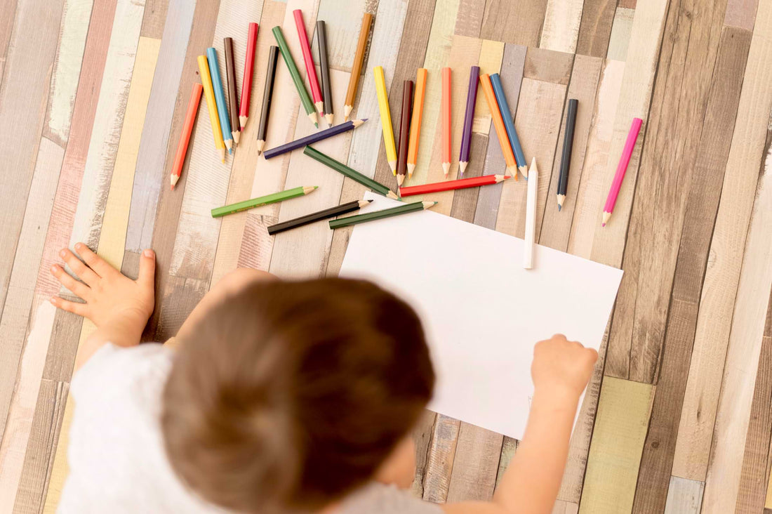 How do I start teaching my child to draw?
