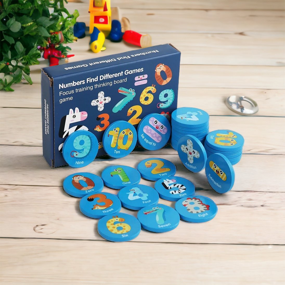 Tiny Walkers' Memory Game Numbers Edition !