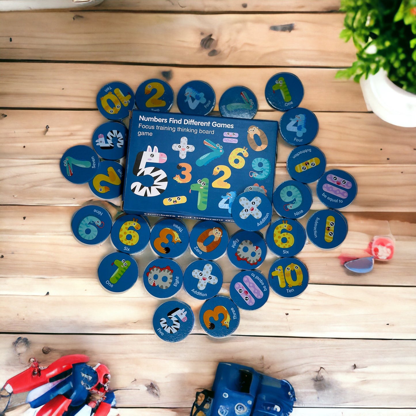 Tiny Walkers' Memory Game Numbers Edition !