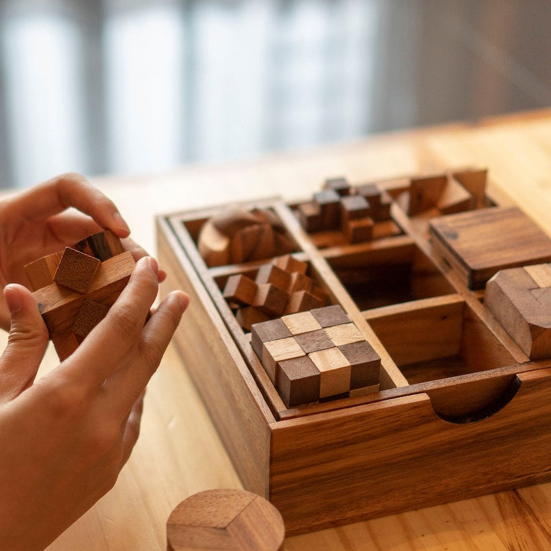 Wooden Rubik's Cube ! 9-in-1 !