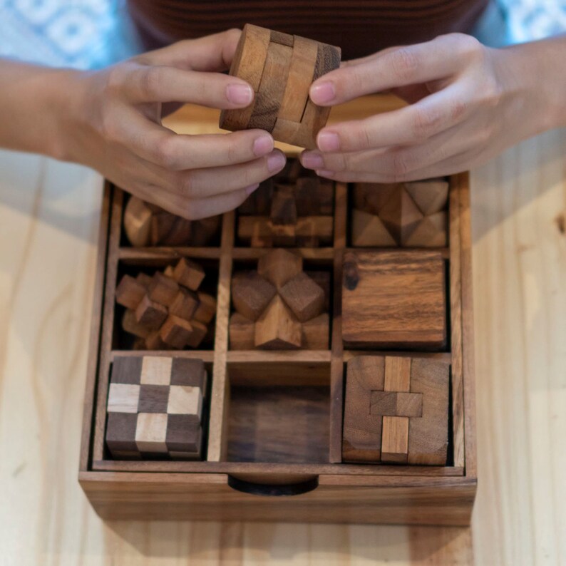 Wooden Rubik's Cube ! 9-in-1 !