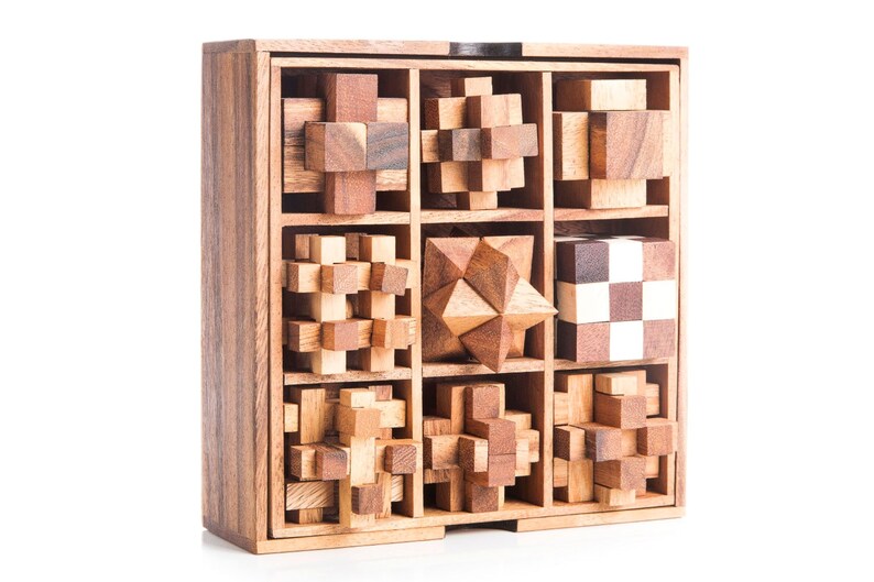 Wooden Rubik's Cube ! 9-in-1 !