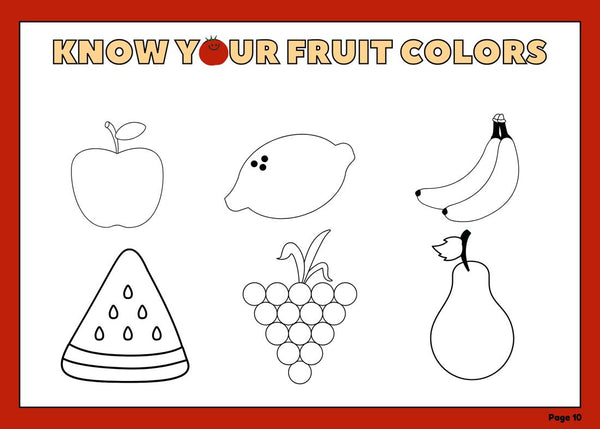 Fruit colours page