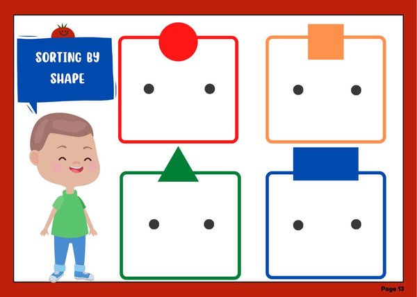 Sorting by shape page