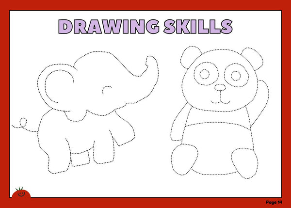 Drawing skills: animals page