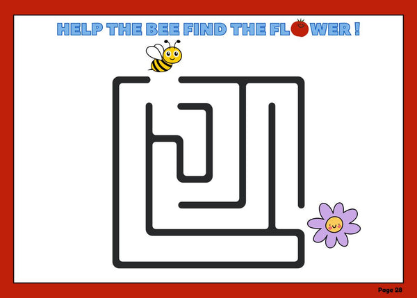 Help the bee page