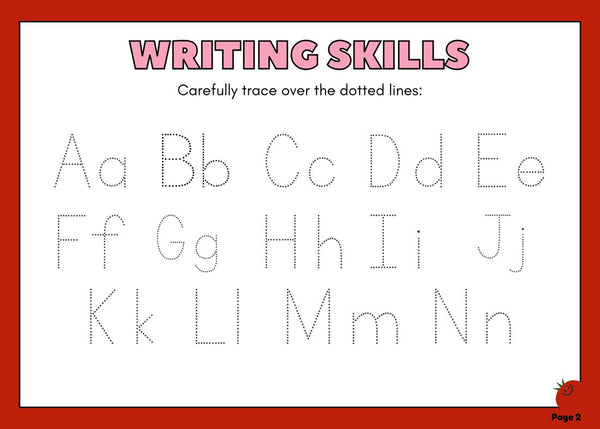 Writing skills: A to N page