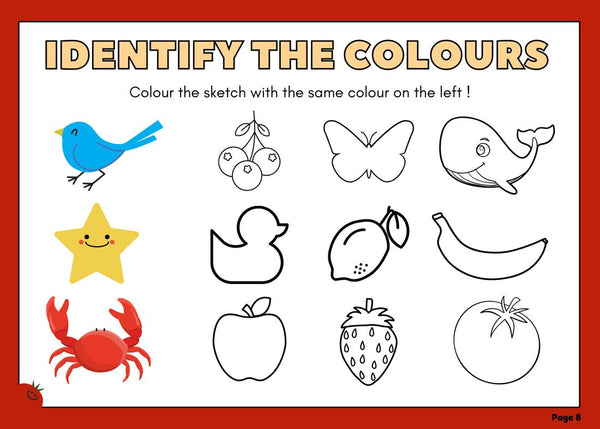 Identify the colours page